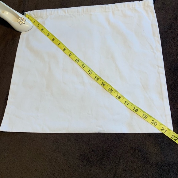 DIPTYQUE Parfumeur Paris white drawstring dust bag with black logo VVGUC - Picture 3 of 7